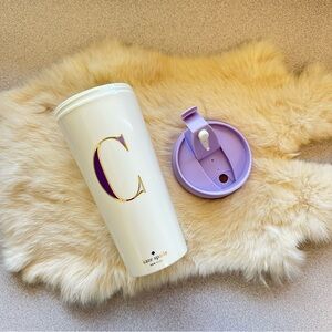 Kate Spade Coffee “C” Tumbler